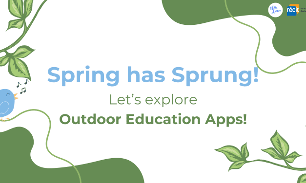 Spring into Learning: Exploring Apps. for Outdoor Learning